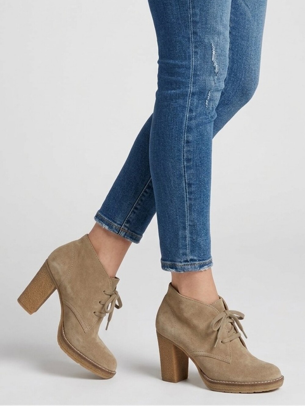 J. Crew McAllister Suede Lace up Booties